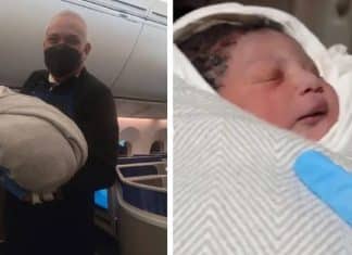 Mãe deu à luz em um voo de 11 horas através do Atlântico com ajuda da tripulação