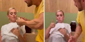 Orlando Bloom alimenta Katy Perry enquanto ela amamenta sua filha. O amor está nos pequenos gestos!