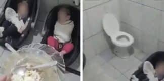 Vídeo: Crianças são presas com camisa de força em banheiro de escola de SP Vídeo: Crianças são presas com camisa de força em banheiro de escola de SP