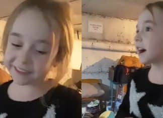 Garotinha ucraniana emociona o mundo ao cantar música de ‘Frozen’ em abrigo
