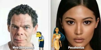 Artista reimagina personagens de desenhos animados como se fossem pessoas reais Artista reimagina personagens de desenhos animados como se fossem pessoas reais