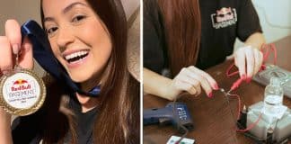 Jovem brasileira criadora de garrafa que torna qualquer água potável ganha prêmio mundial