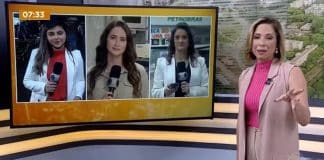 Durante programa ao vivo, repórter é atacada com tomate: “Não segurei o choro”