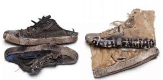 Grife de luxo lança tênis sujos e rasgados que podem custar até R$ 10 mil Grife de luxo lança tênis sujos e rasgados que podem custar até R$ 10 mil