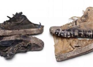 Grife de luxo lança tênis sujos e rasgados que podem custar até R$ 10 mil