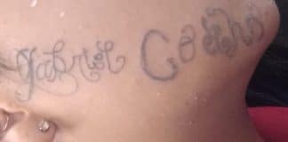 Garota de 18 anos desaparece e volta com nome do ex tatuado no rosto