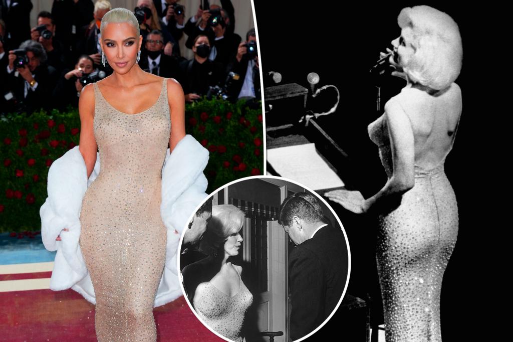 contioutra.com - Museu diz que Kim Kardashian não danificou vestido de Marilyn Monroe