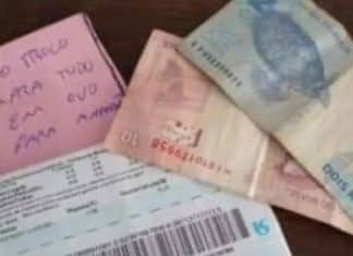 Mulher paga conta de água encontrada na rua e devolve dinheiro que seria usado para comprar ovos