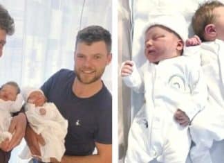 Irmãos dão as boas-vindas aos primogênitos exatamente no mesmo dia