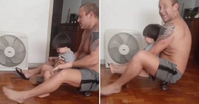 Mãe do filho de Sérgio Hondjakoff posta vídeo do ator brincando com o bebê