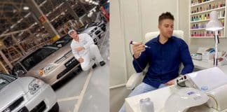 Ex-soldador de fábrica descobriu a independência trabalhando como manicure “Nail art”