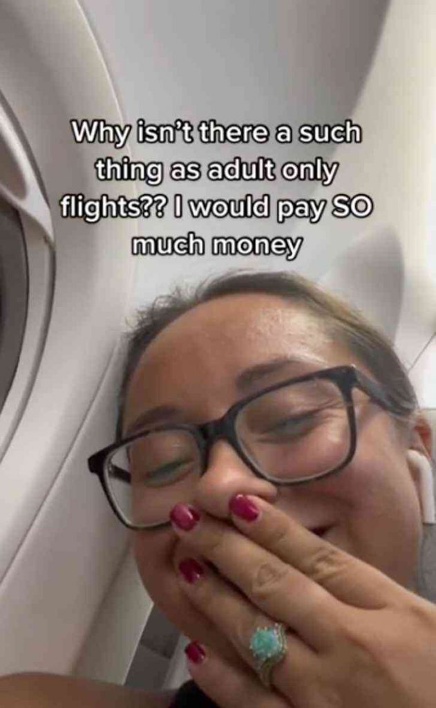 contioutra.com - Mulher pede voos só para adultos após ouvir criança chorar por 3 horas: "Eu pagaria muito dinheiro"
