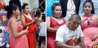 Duas mulheres grávidas do mesmo homem celebraram juntas o chá de bebê