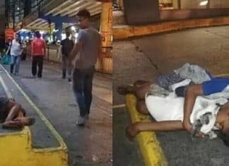 Imagens de garotinho dormindo na rua abraçado a cachorro comovem a web