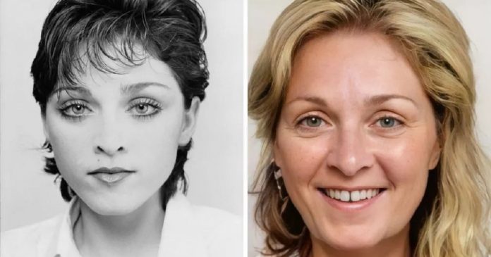 Artista brasileiro imagina rosto de Madonna sem intervenções cirúrgicas e cantora aprova: ‘Ótimo’