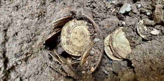Casal encontra moedas de 400 anos enterradas em sua casa; os itens valem quase R$1.5 milhão