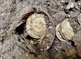 Casal encontra moedas de 400 anos enterradas em sua casa; os itens valem quase R$1.5 milhão