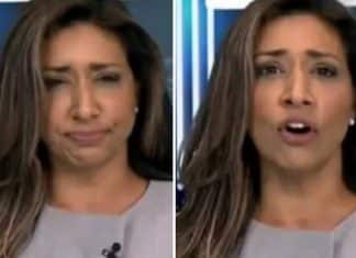 Jornalista engole mosca enquanto apresenta telejornal, mas mantém a calma e prossegue