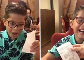 Menino passou meses juntando dinheiro para pagar um jantar para seu pai em agradecimento