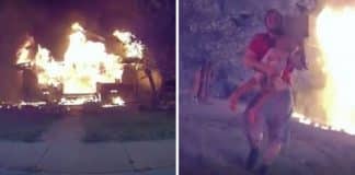 Entregador de pizza viu casa pegando fogo, parou seu carro e salvou 5 crianças: “Fiquei feliz por estar lá”