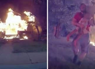 Entregador de pizza viu casa pegando fogo, parou seu carro e salvou 5 crianças: “Fiquei feliz por estar lá”