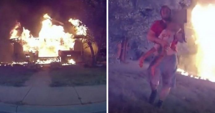 Entregador de pizza viu casa pegando fogo, parou seu carro e salvou 5 crianças: “Fiquei feliz por estar lá”