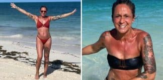 “As pessoas acham inapropriado”: avó com cinco netos usa biquíni e rejeita críticas