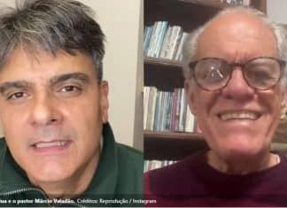 Sorrindo e aparentemente feliz, pastor Valadão dá notícia da morte de Guilherme de Pádua