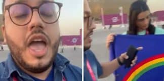 Brasileiro tem celular confiscado no Qatar por segurar bandeira de Pernambuco