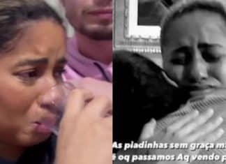 MC Loma chora após influenciador fazer piada sobre pai ausente de sua filha