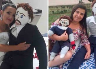 Mulher que se casou com boneco de pano revelou que relacionamento “está por um fio”. Ele a traiu