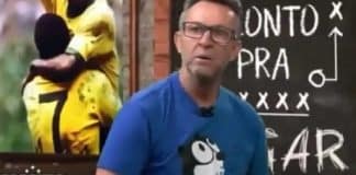 PESADO: Band coloca intervalo após surto de Neto no jogo do Brasil na Copa