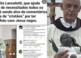 Padre Júlio Lancellotti é criticado depois de postar foto com menino Jesus negro