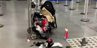 Vídeo mostra mala explodindo no terminal do Aeroporto de Guarulhos Vídeo mostra mala explodindo no terminal do Aeroporto de Guarulhos