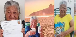 Aos 103 idosa que ficou famosa ao entregar currículo agora é influencer e faz publi no jogo do Brasil