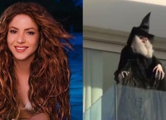 Shakira teria colocado bruxa na varanda apontando para casa da ex-sogra; veja o vídeo!