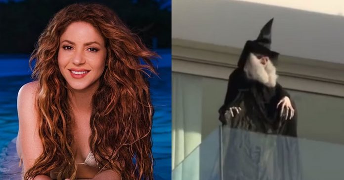 Shakira teria colocado bruxa na varanda apontando para casa da ex-sogra; veja o vídeo!