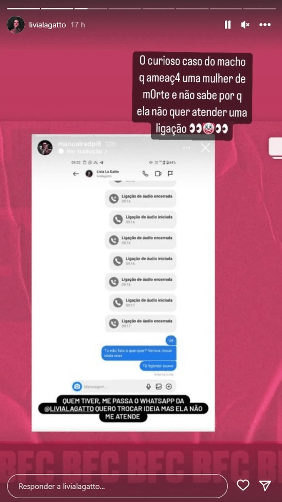 contioutra.com - Atriz registra boletim de ocorr&ecirc;ncia ap&oacute;s ser amea&ccedil;ada por Thiago Schutz, o 'coach do Campari'