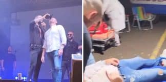 Fã vai parar no hospital depois de ganhar bebida de Gusttavo Lima em show