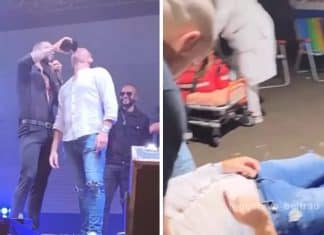 Fã vai parar no hospital depois de ganhar bebida de Gusttavo Lima em show
