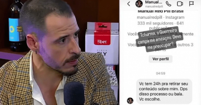 Atriz registra boletim de ocorrência após ser ameaçada por Thiago Schutz, o ‘coach do Campari’