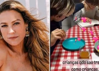 Luana Piovani compartilha vídeo de momento fofo com os filhos e alfineta Pedro Scooby