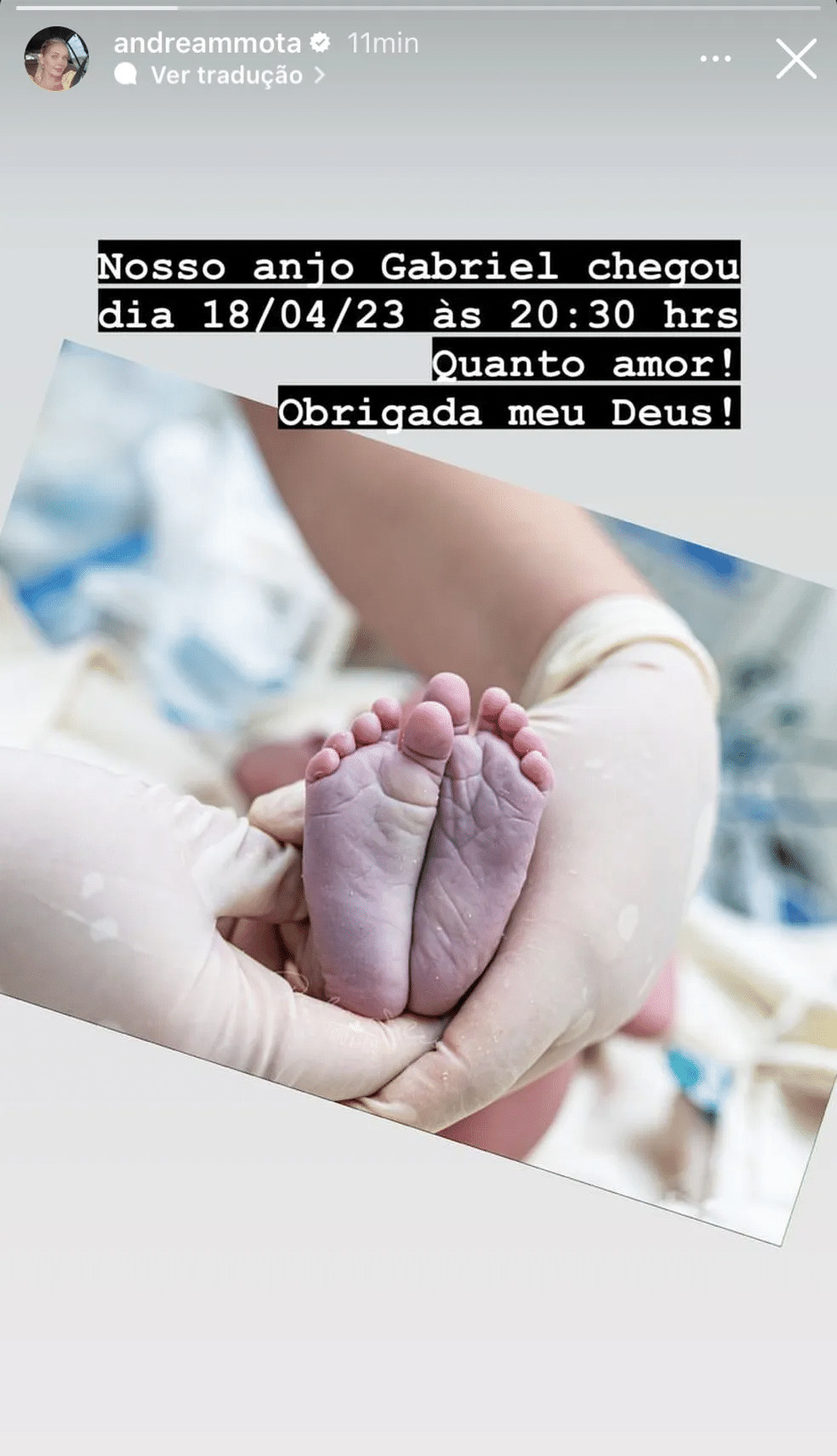 contioutra.com - Aos 47 anos, vi&uacute;va de Leandro d&aacute; &agrave; luz quinto filho