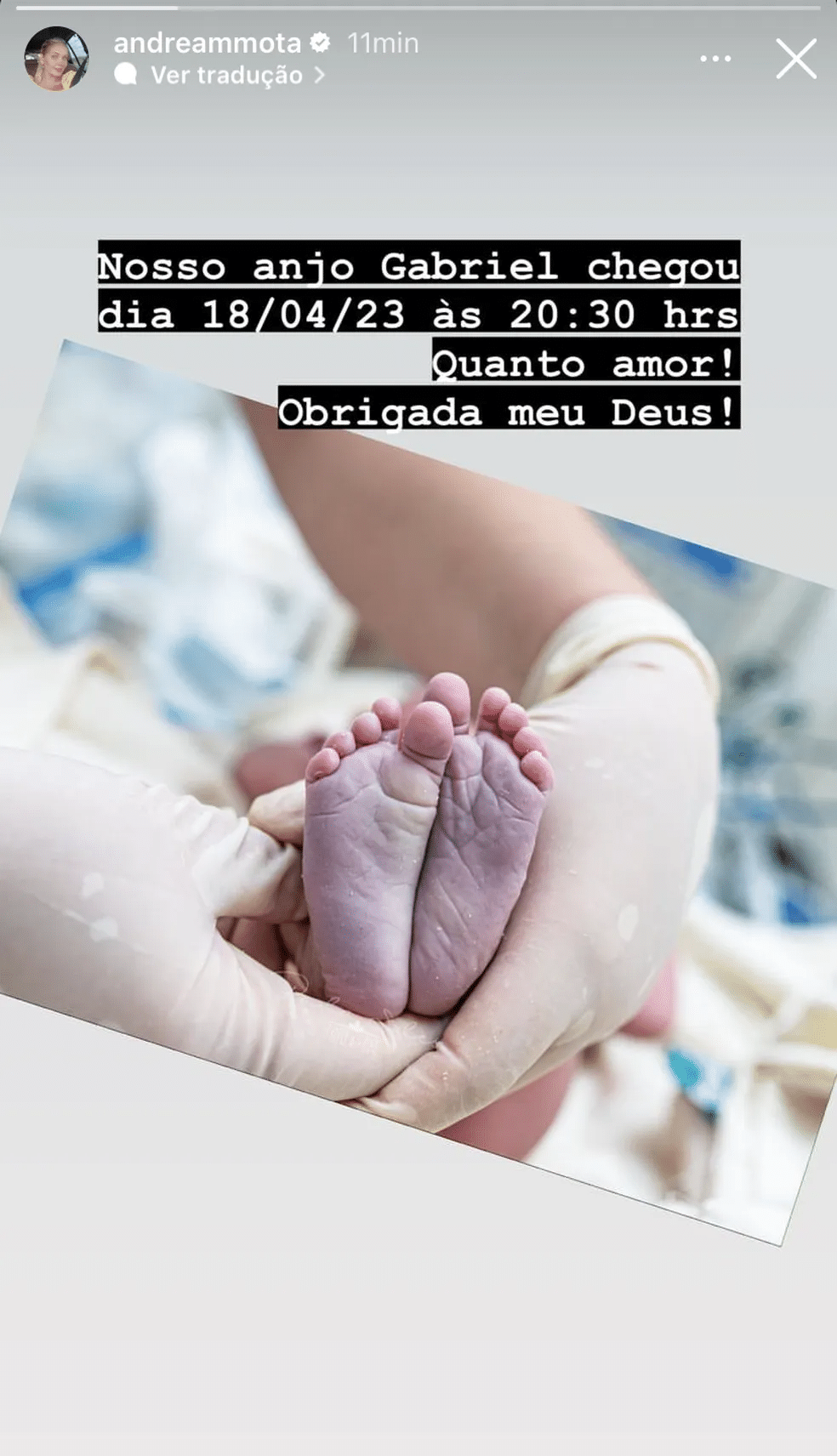 contioutra.com - Aos 47 anos, viúva de Leandro dá à luz quinto filho