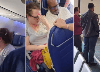 Homem se irrita com choro de bebê e começa a gritar em voo: “Eu também posso!”