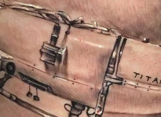 Brasileiro tatua submarino que implodiu no oceano ao visitar destroços do Titanic