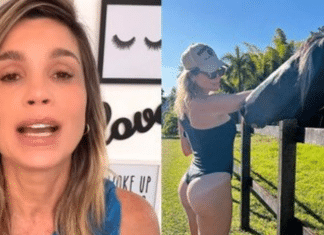 Flávia Alessandra rebate comentários maldosos em suas fotos de maiô: “Não sou velha, sou livre”