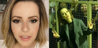 Sandy causa polêmica ao posar com fãs separados por grades: “Zoológico”