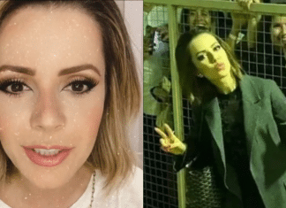 Sandy causa polêmica ao posar com fãs separados por grades: “Zoológico”