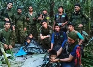 Crianças e bebê são encontrados vivos na selva 40 dias após queda de avião na Colômbia